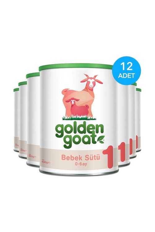 Golden Goat - Golden Goat 1 Keçi Sütü Bazlı Bebek Sütü 12'li Paket