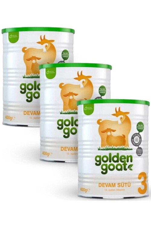Golden Goat - Golden Goat 3 400gr Keçi Sütlü | 12. Aydan Itibaren Devam Sütü X 3 Adet