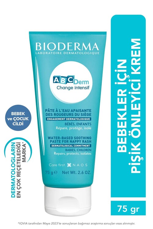 Bioderma - Bioderma Abcderm Change Intensive Repairing Water Paste 75g