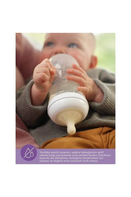 Philips Avent Natural Response PP 2'li Biberon Seti, 1+ Ay 260ml SYC903/02