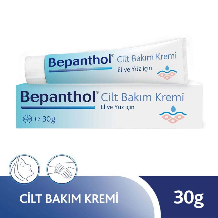 Bepanthol Cilt Bakım Kremi 30 gr, El ve Yüz