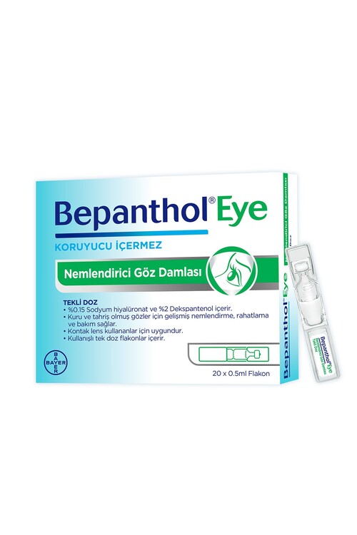 Bepanthol Eye Nemlendirici Göz Damlası Tekli Doz 2