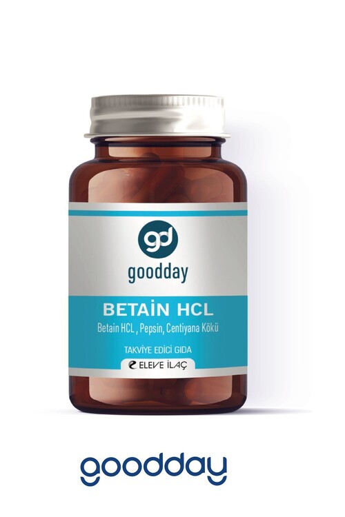 Goodday Betain Hcl Pepsin 60 Kapsül Besin Takviyes