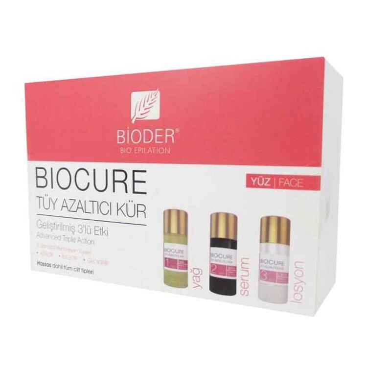 Bioder Biocure Tüy Azaltıcı Kür 3lü Etki 3 x 5 ml 