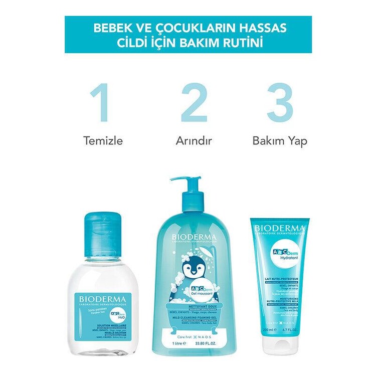 Bioderma ABCDerm Foaming Cleanser 200 ml