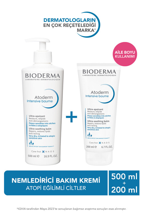 Bioderma - Bioderma Atoderm Intensive Balm 500ml+ 200ml
