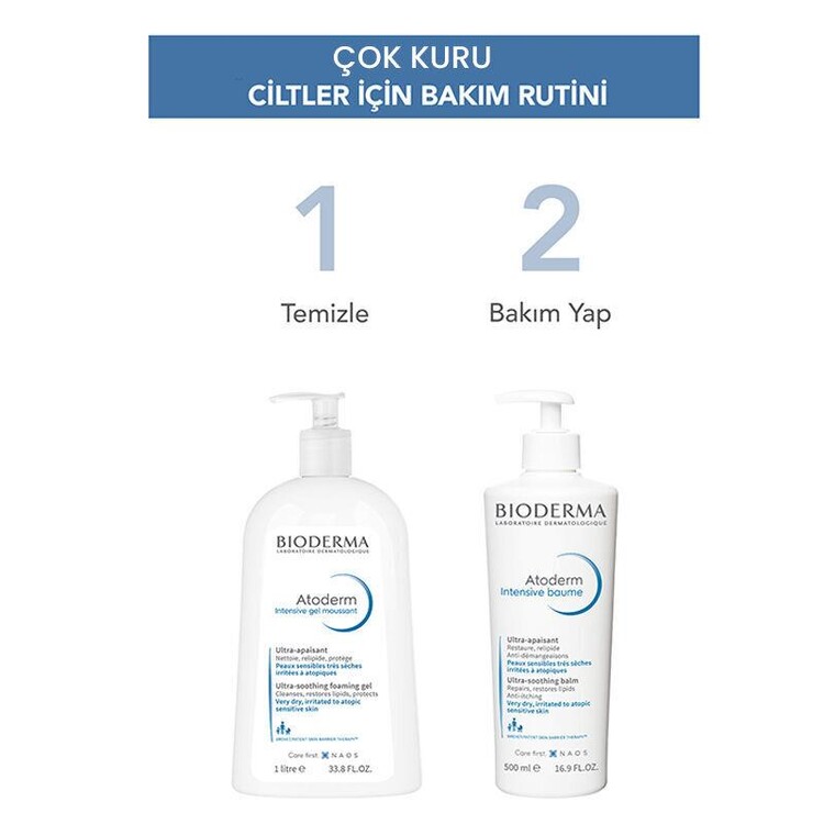 Bioderma Atoderm Intensive Baume 500ml – Yatıştırıcı ve Besleyici Balm
