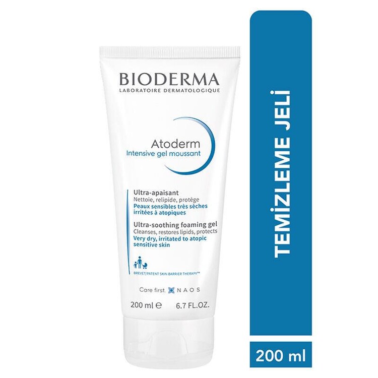 Bioderma - Bioderma Atoderm Intensive Foaming Gel 200 ml - Yüz Yıkama Jeli