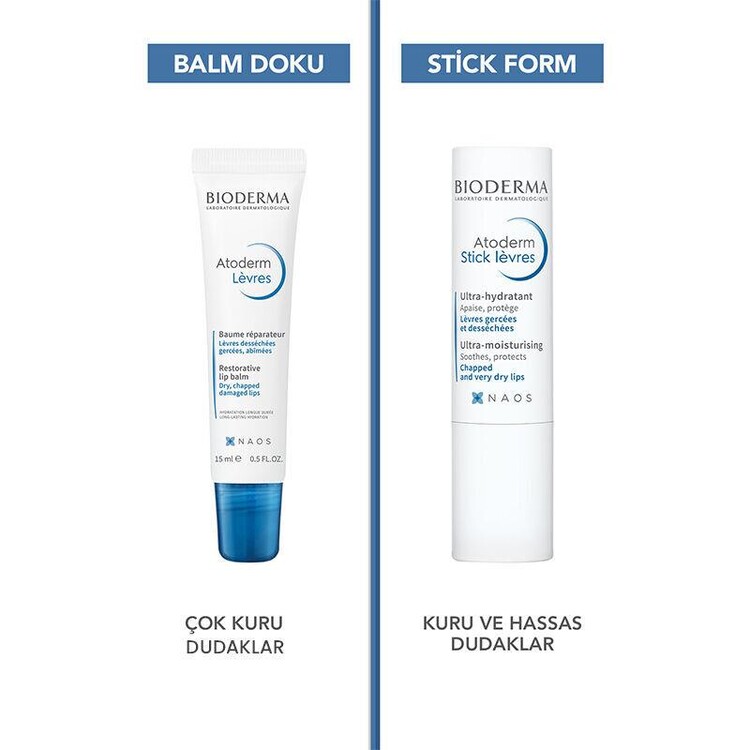Bioderma Atoderm Lip Balm 15 ml, Dudak Bakımı