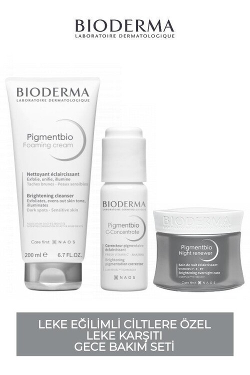 Bioderma - Bioderma Lekeye Eğilimli Ciltlere Özel Gece Bakım Seti