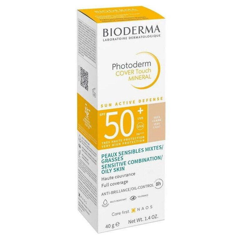 Bioderma Photoderm Cover Touch Mineral SPF 50+ 40 gr - Very Light