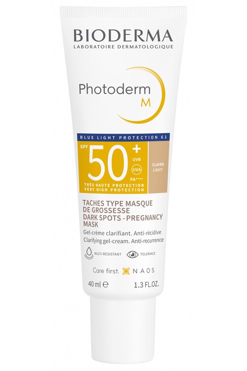 Bioderma Photoderm M Light SPF50+ Koyu Leke ve Mavi Işığa Karşı Yüksek Korumalı Glabridin İçeren Renkli Yüz Güneş Kremi 40 Ml
