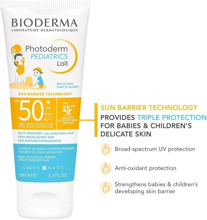 Bioderma Photoderm Pediatrics Lait SPF50+ 100 ml