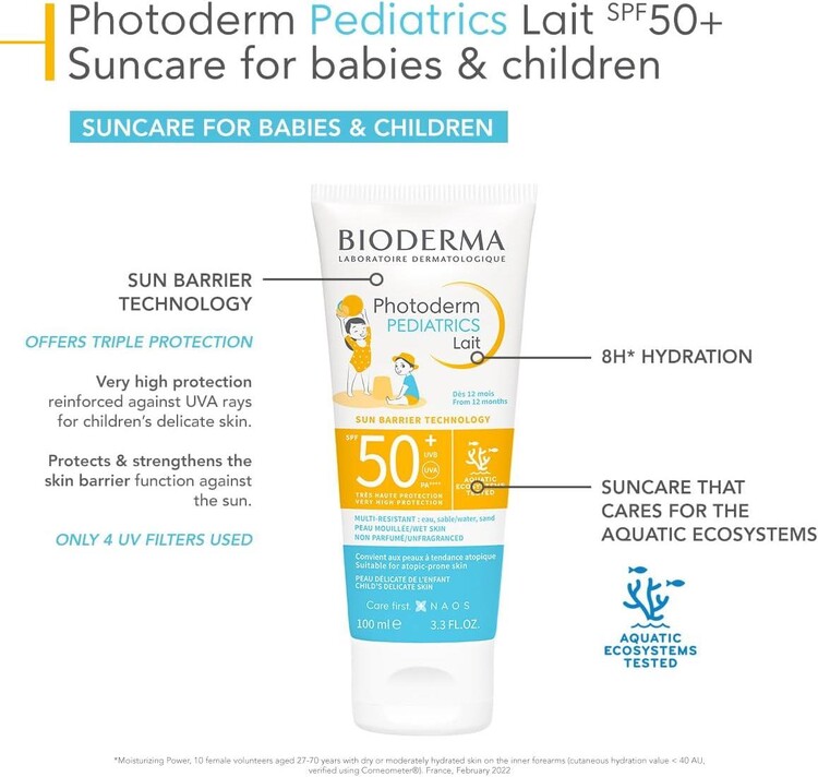 Bioderma Photoderm Pediatrics Lait SPF50+ 100 ml