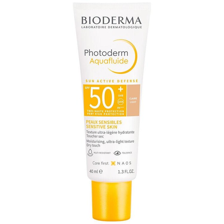 Bioderma - Bioderma Photoderm SPF 50+ Aquafluide Renkli Güneş Kremi 40 ml - Light