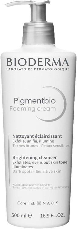 Bioderma Pigmentbio Foaming Cream Aydınlatıcı Peeling Etkili Yıkama Jeli (Yüz ve Vücut) 500 ml