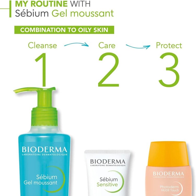 Bioderma Sebium Foaming Cilt Temizleme Jeli 500 ml