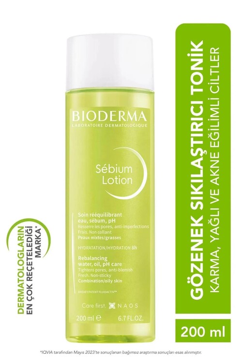 Bioderma - Bioderma Sebium Lotion Gözenek Sıkılaştırıcı, Siyah Nokta Karşıtı Arındırıcı Salisilik Asit Tonik 200 ml