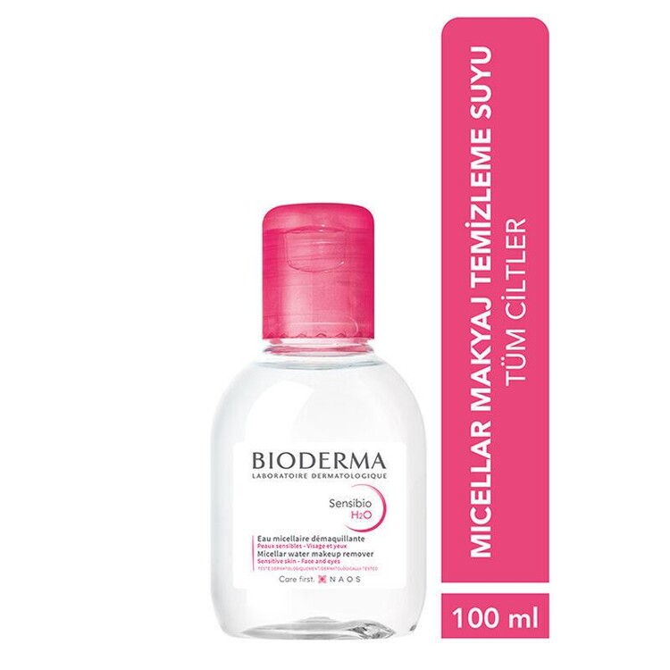 Bioderma - Bioderma Sensibio H2O Hassas ve Normal Ciltler için Micellar Makyaj Temizleme Suyu, 100 Ml