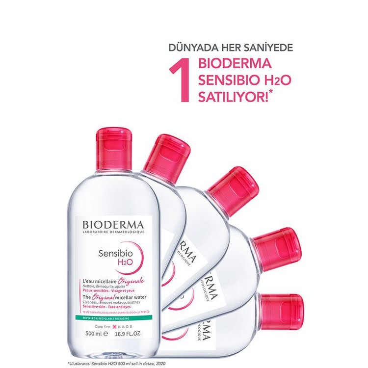 Bioderma Sensibio H2O 500 ml - Hassas Ciltler için