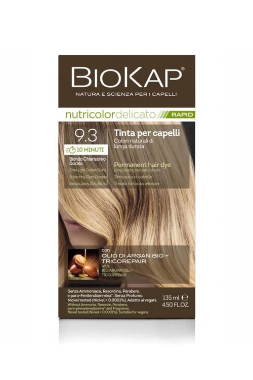 BioKap 9.3 Nutricolor Delicato Rapid Saç Boyası 