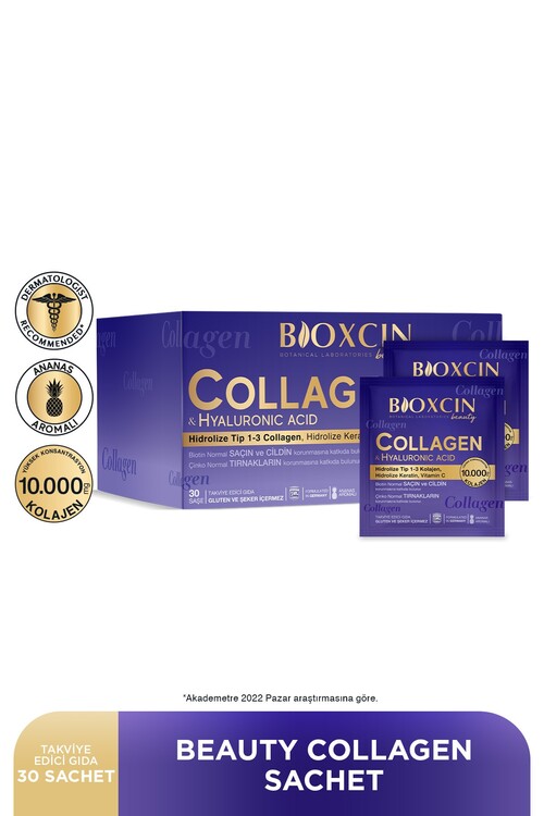 Bioxcin - Bioxcin Beauty Collagen Toz 30 Saşe X 10.000 Mg Ti