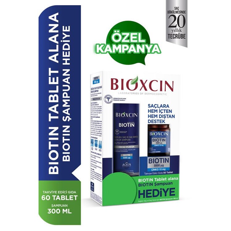 Bioxcin - Bioxcin Biotin Şampuan & Biotin Tablet AVANTAJLI S