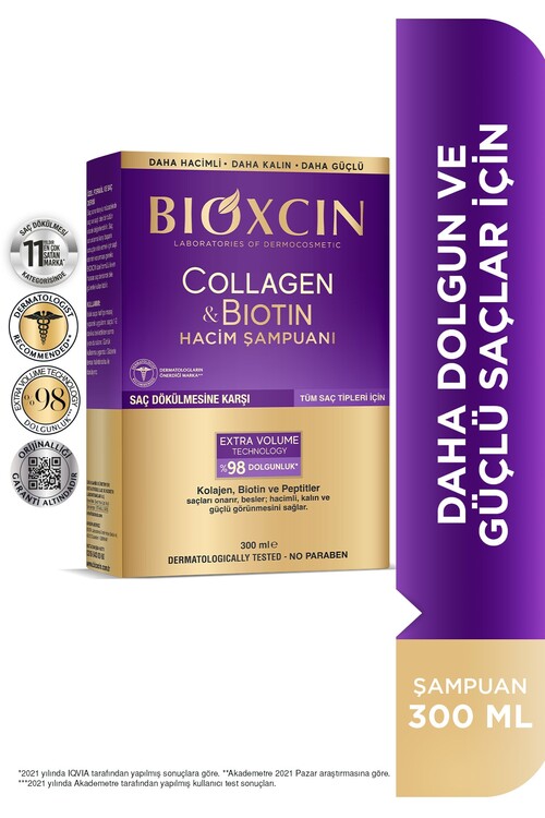 Bioxcin - Bioxcin Collagen & Biotin Şampuan 300ml