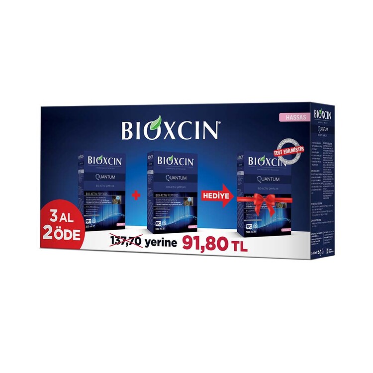 Bioxcin - Bioxcin Quantum 3 Al 2 Öde Şampuan Hassas Saçlar 3