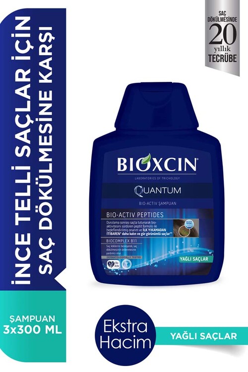 Bioxcin Quantum 3 Al 2 Öde Şampuan Yağlı Saçlar