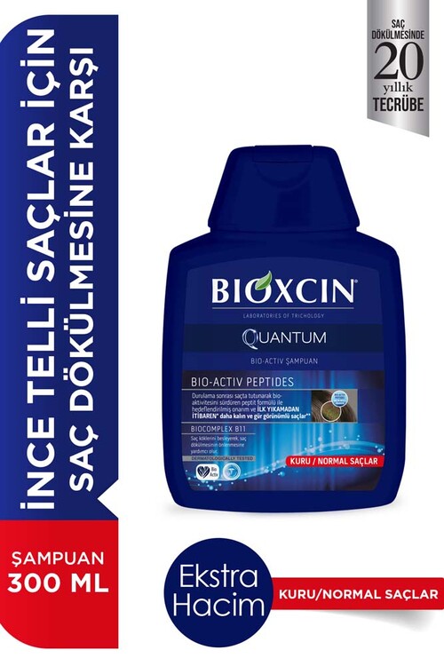 Bioxcin Quantum Kuru ve Normal Saçlar İçin Şampuan
