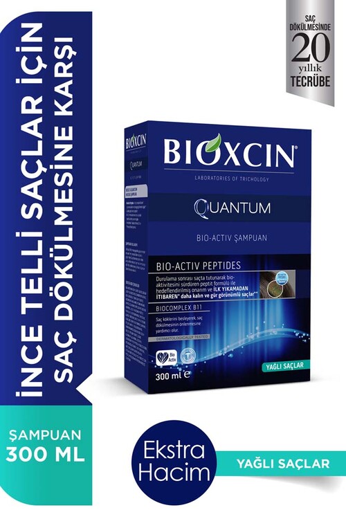 Bioxcin - Bioxcin Quantum Yağlı Saçlar İçin Şampuan 300 ml