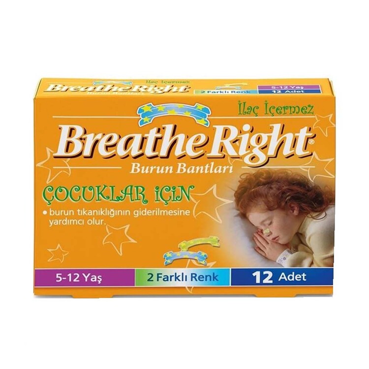 gsk - Breathe Right 5-12 Yaş Çocuk Burun Bantları