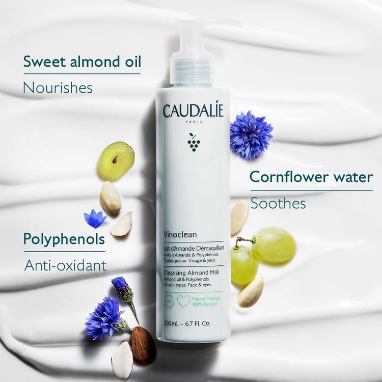 Caudalie Vinoclean Badem Yağlı Temizleme Sütü 200 Ml 