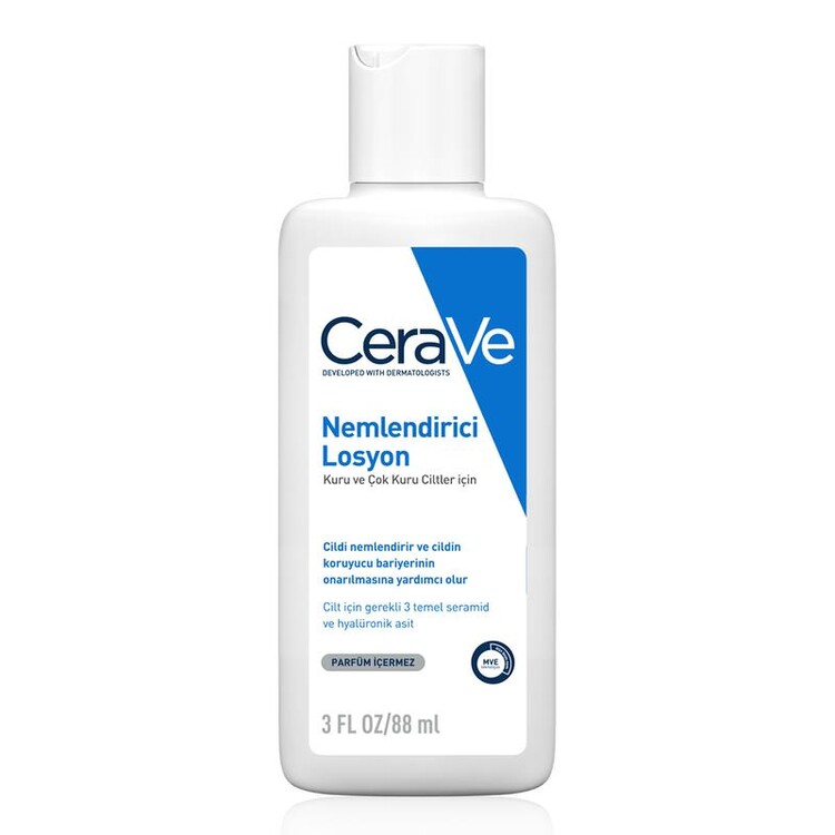 Cerave - CeraVe Nemlendirici Yüz ve Vücut Losyonu-Seramid Ve Hyalüronik Asit İçerikli 88 ml