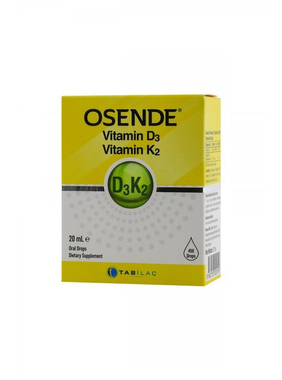 Osende - Osende Vitamin D3 K2 Takviye Edici Gıda 20 ml