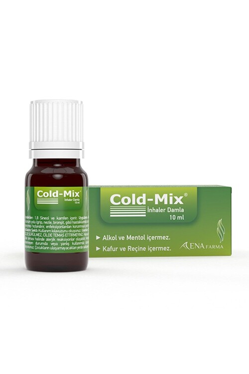 Cold Mix İnhaler Damla Yeşil 10 ml 
