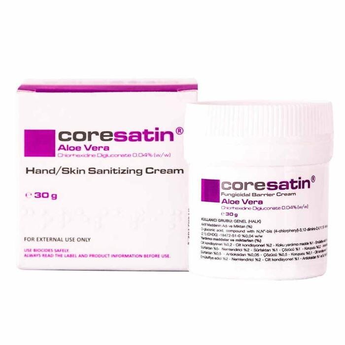 Coresatin - Coresatin Aloe Vera Barrier Cream Mor 30 gr - Kava