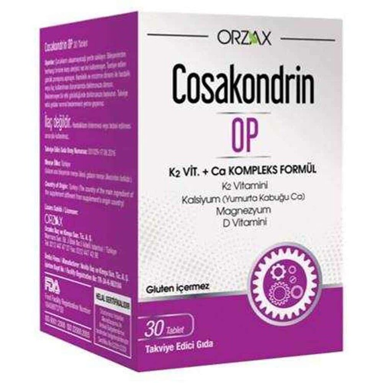 Orzax - Orzax Cosakondrin OP 30 Tablet