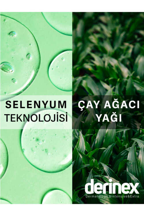 Derinex Anti Dandruff Çay Ağacı, Selenyumlu Kepek 