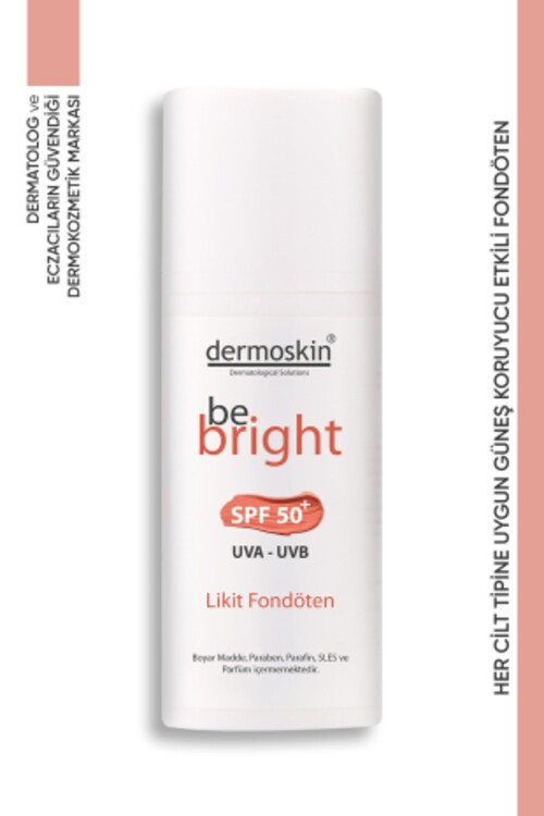 Dermoskin Be Bright Spf50+ Likit Fondöten 33ml - L