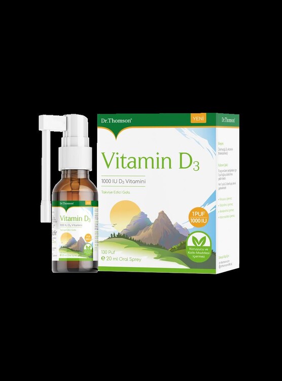 Dr.Thomson - Dr. Thomson Vitamin D3 1000IU Sprey 20 ml