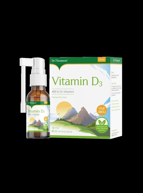 Dr.Thomson - Dr. Thomson Vitamin D3 400IU Sprey 20 ml