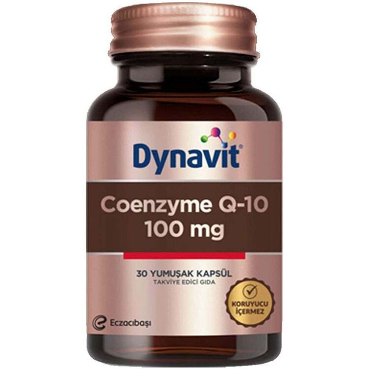 Dynavit - Dynavit Coenzyme Q-10 100 mg 30 Yumuşak Kapsül