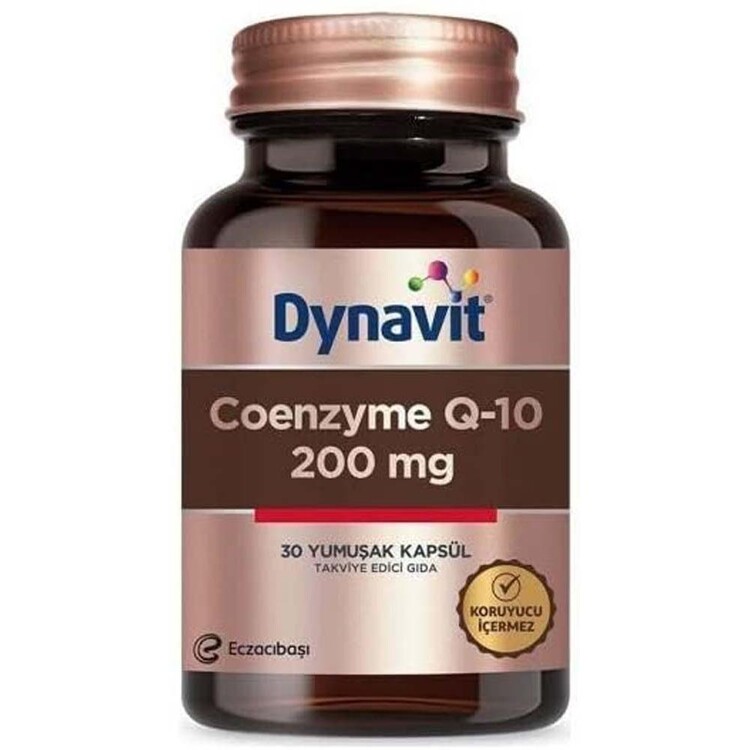 Dynavit - Dynavit Coenzyme Q-10 200 mg 30 Yumuşak Kapsül