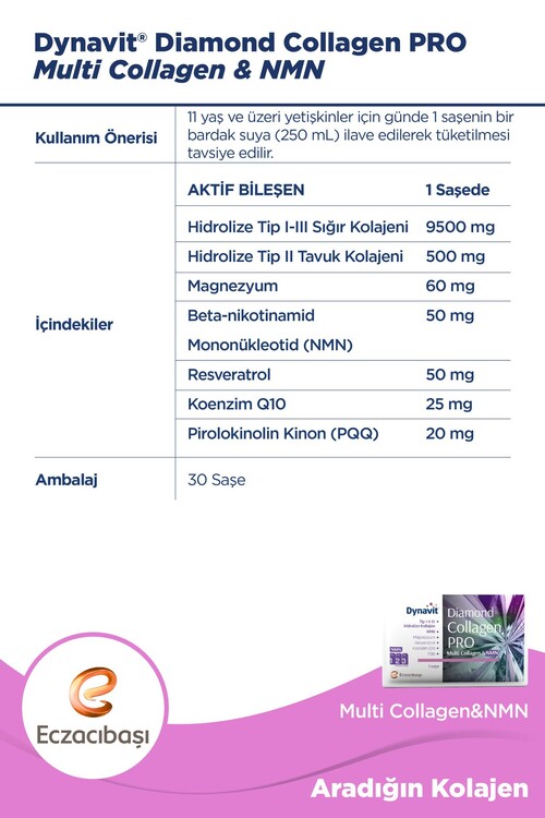 Dynavit Diamond Collagen PRO Tip I-II-III NMN
