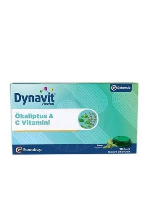 Dynavit - Dynavit Herbal Okaliptus - C Vitamini 16 Pastil