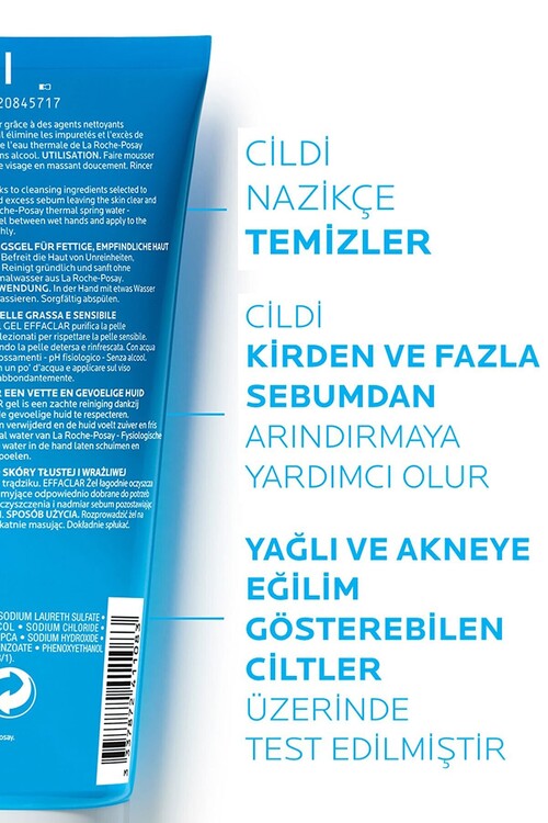 Effaclar Yağlı/Akneli Ciltler İçin Pürüzsüzleştirmeye Yardımcı Bakım Seti ST01409