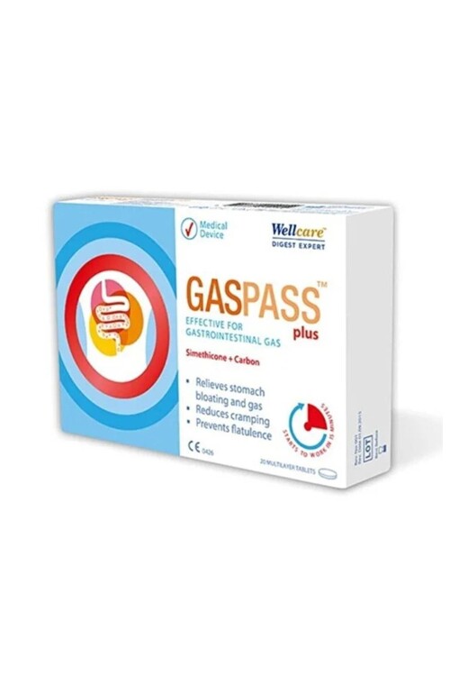 Wellcare - Gasspass Plus 20 Tablet