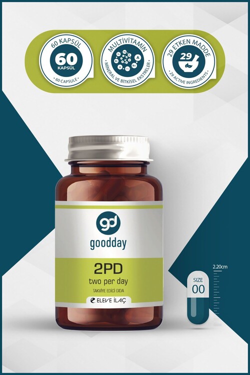 Goodday 2pd Two Per Day Multi Vitamin 60 Kapsül 29